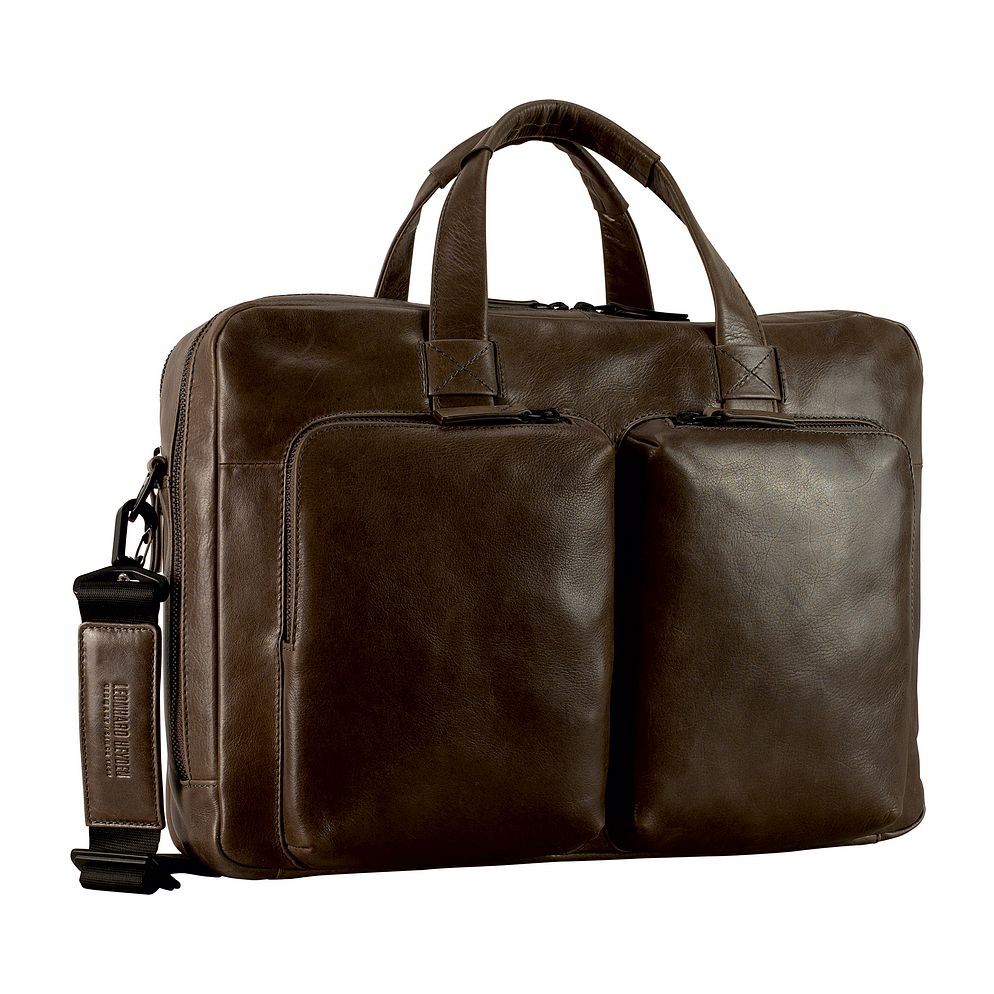 Leonhard Heyden Porto Portfölj Läder 39 cm