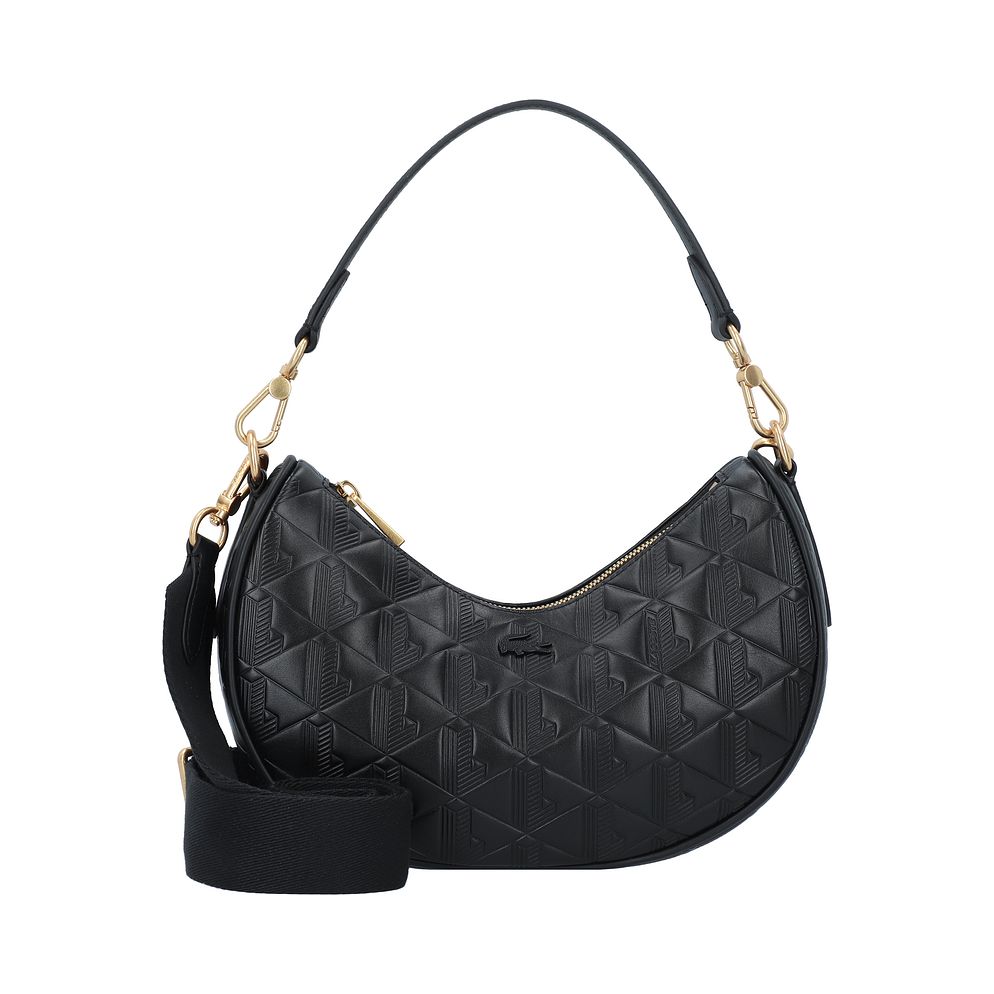 Lacoste Maheki Borsa a spalla Vera Pelle 24 cm Lacoste Maheki Borsa a spalla Vera Pelle 24 cm