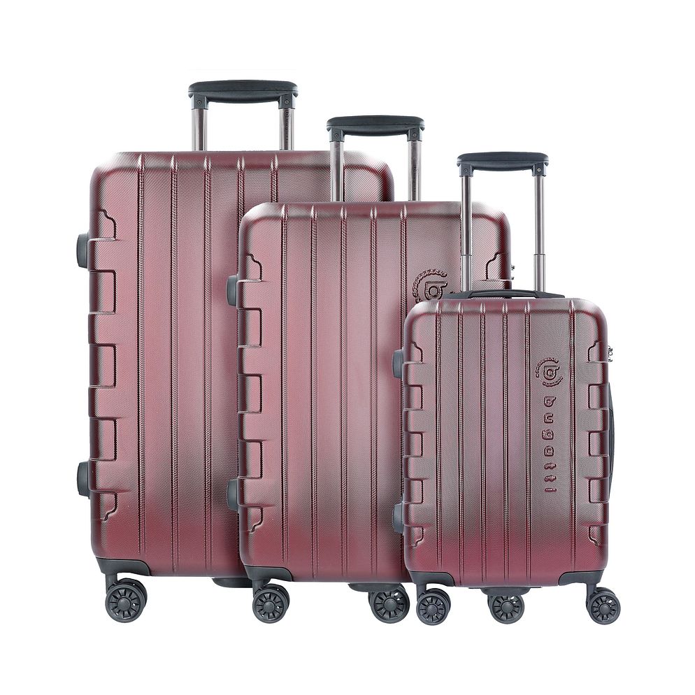 bugatti Galatea 4 ruote Set di valigie 3 pezzi