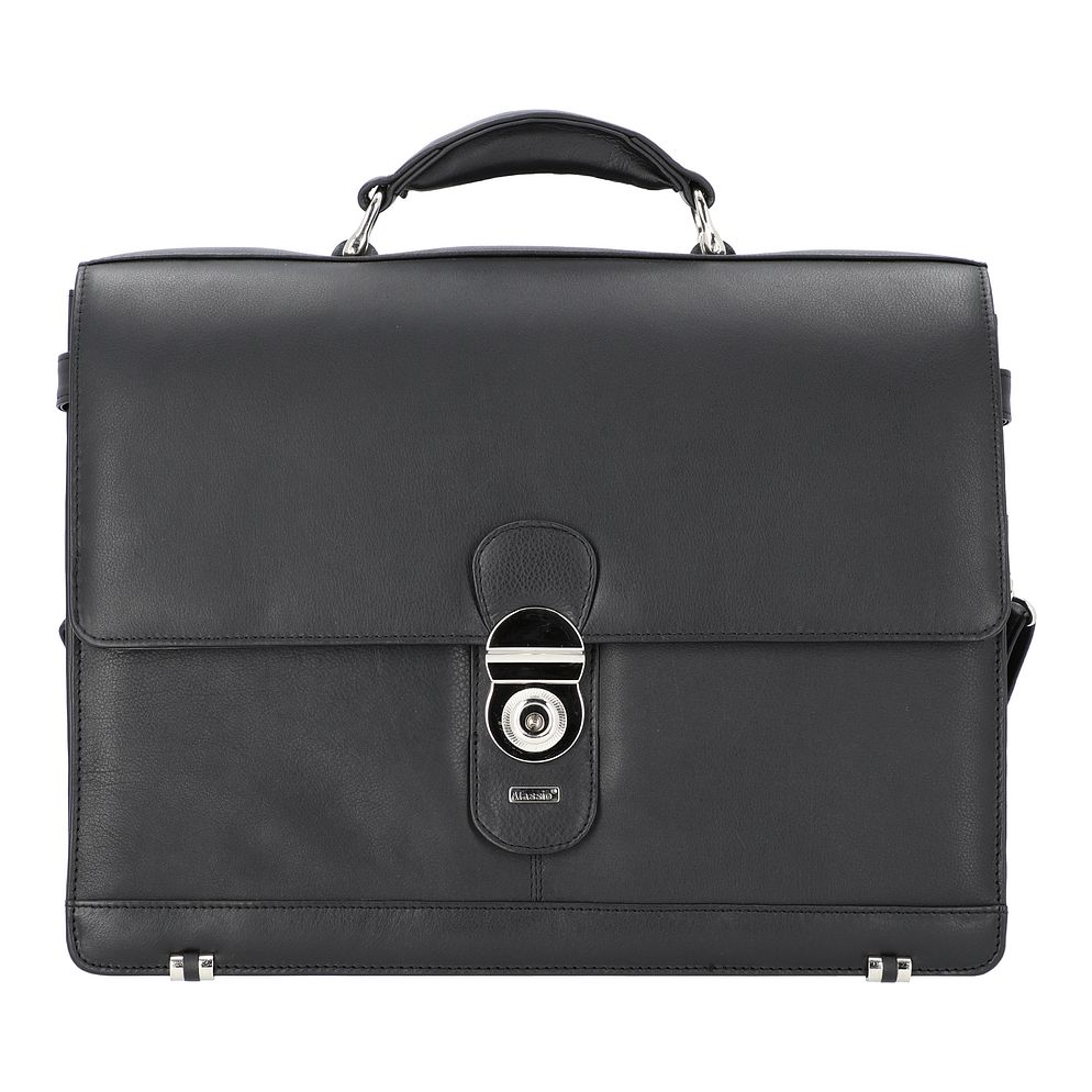 Alassio Monza Valigetta Vera Pelle 38 cm Vano porta PC
