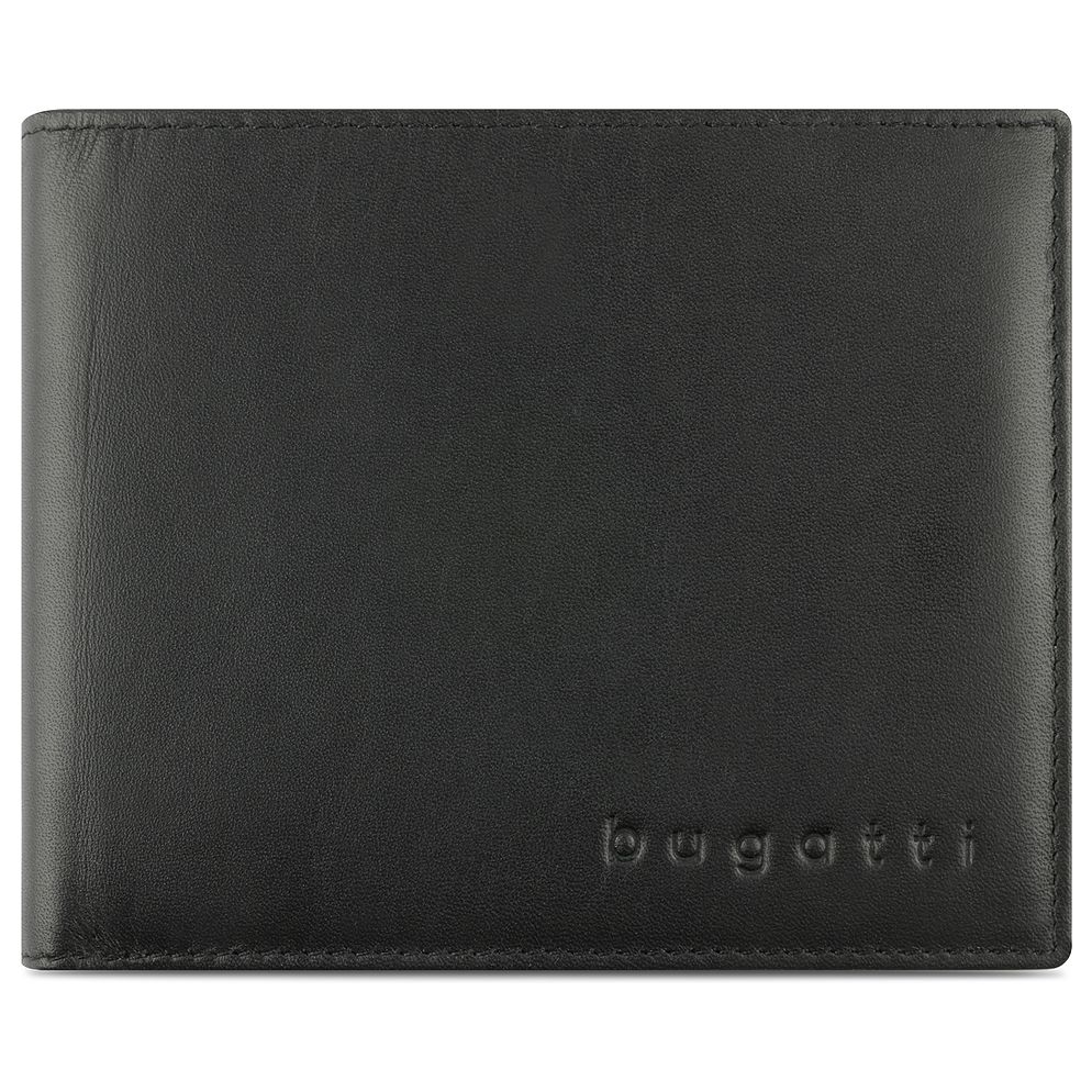 bugatti Super Slim Portafoglio Protezione RFID Vera Pelle 11 cm bugatti Super Slim Portafoglio Protezione RFID Vera Pelle 11 cm