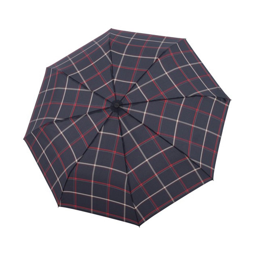 Doppler Steel Burgund Ombrello a bastone 80 cm