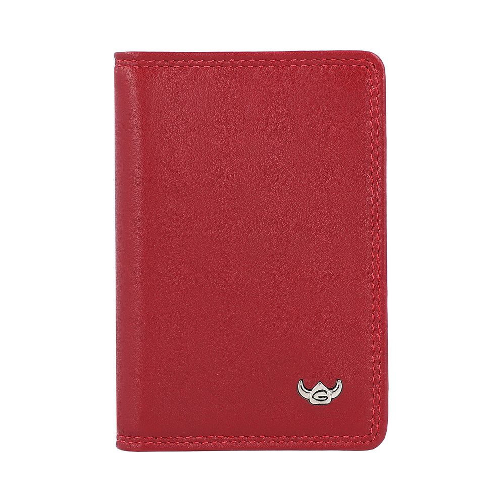 Golden Head Polo Custodia per carta di credito Protezione RFID Vera Pelle 7 cm Golden Head Polo Custodia per carta di credito Protezione RFID Vera Pelle 7 cm