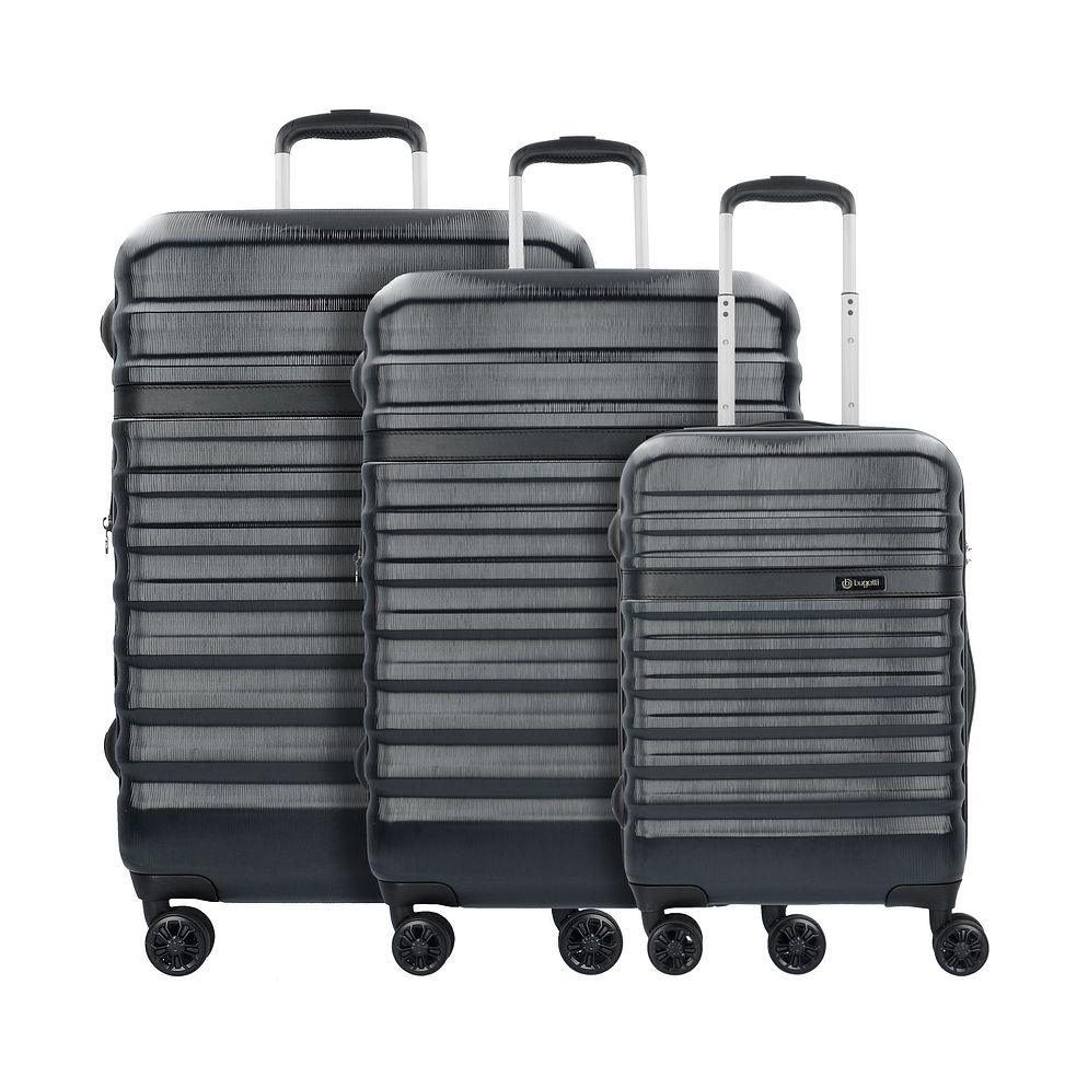bugatti Corium 4 ruote Set di valigie 3 pezzi