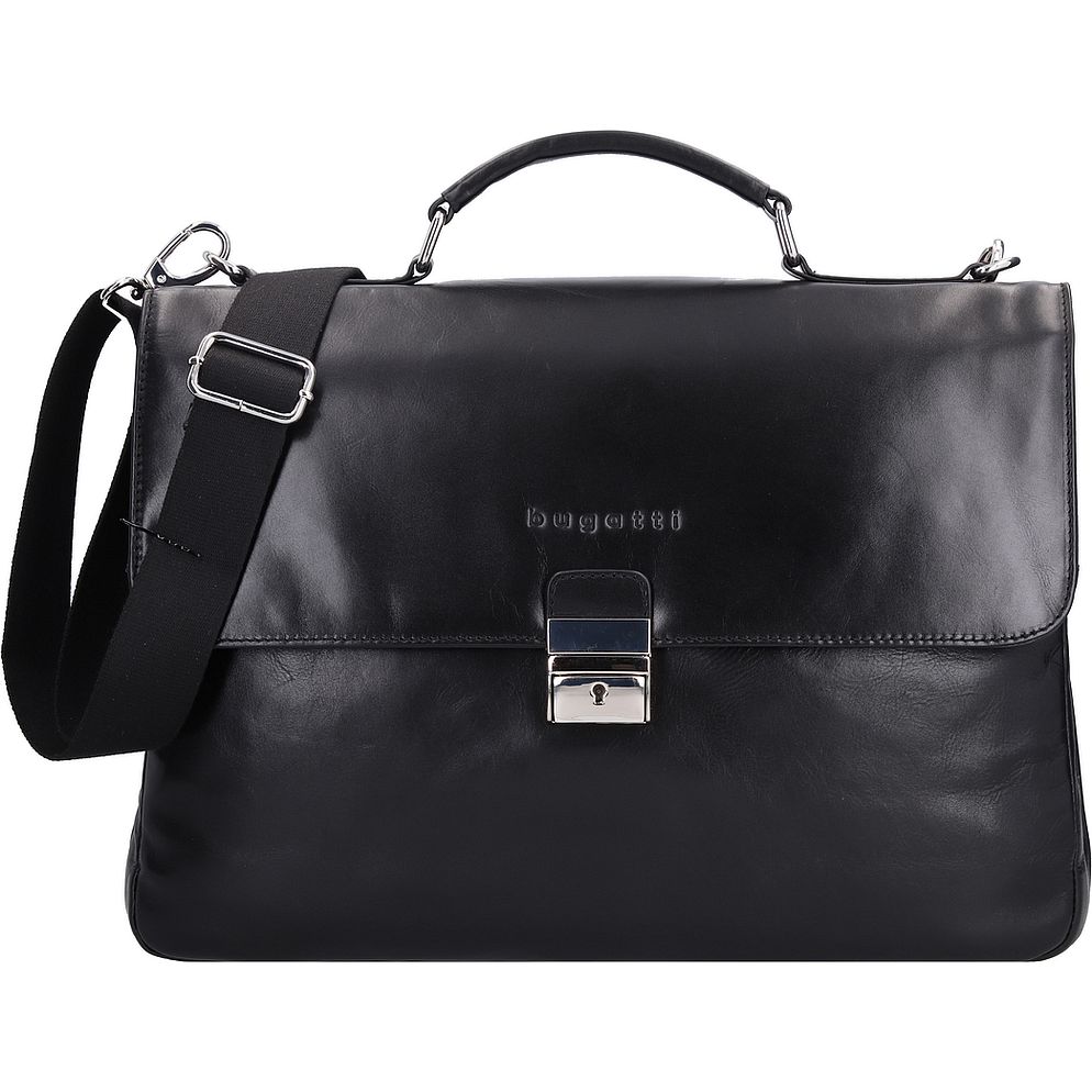 bugatti Romano Valigetta Vera Pelle 40 cm Vano porta PC bugatti Romano Valigetta Vera Pelle 40 cm Vano porta PC