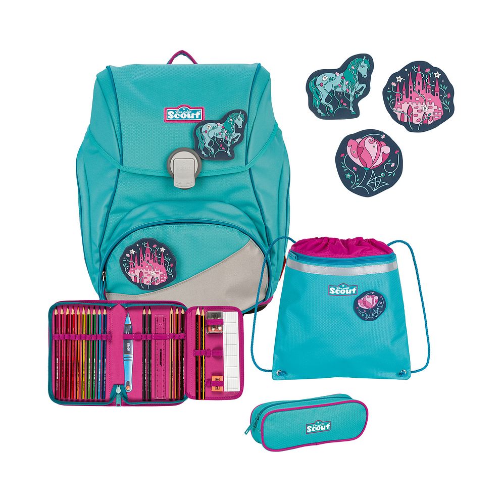 Scout Alpha Set di borse per la scuola 4 pezzi