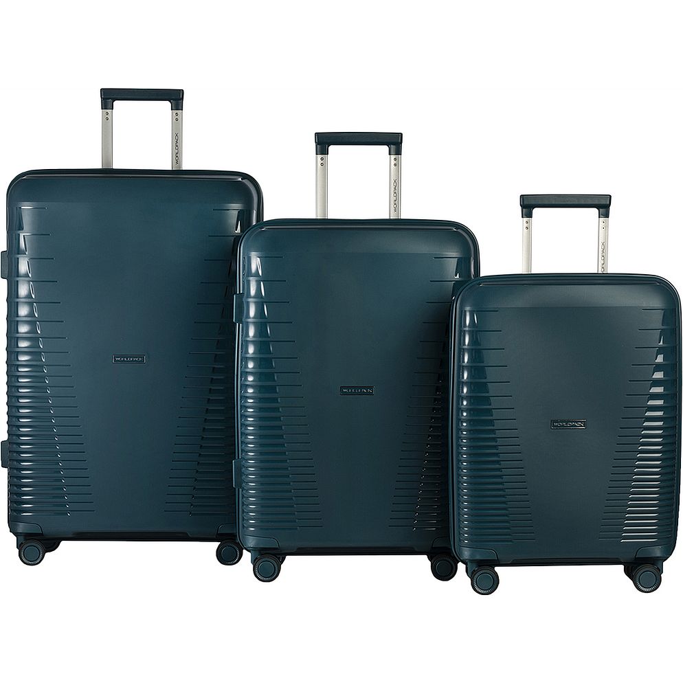 Worldpack Havanna 4 ruote Set di valigie 3 pezzi Worldpack Havanna 4 ruote Set di valigie 3 pezzi