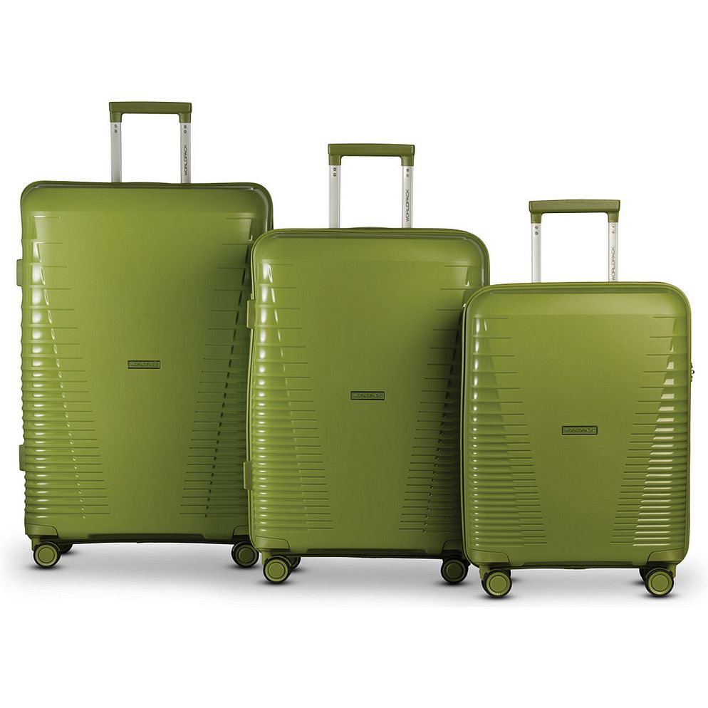 Worldpack Havanna 4 ruote Set di valigie 3 pezzi Worldpack Havanna 4 ruote Set di valigie 3 pezzi