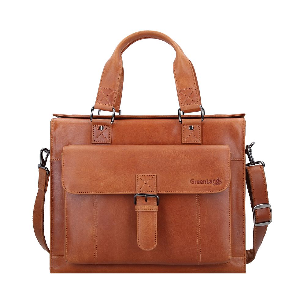 Greenland Nature Portfölj Läder 38 cm