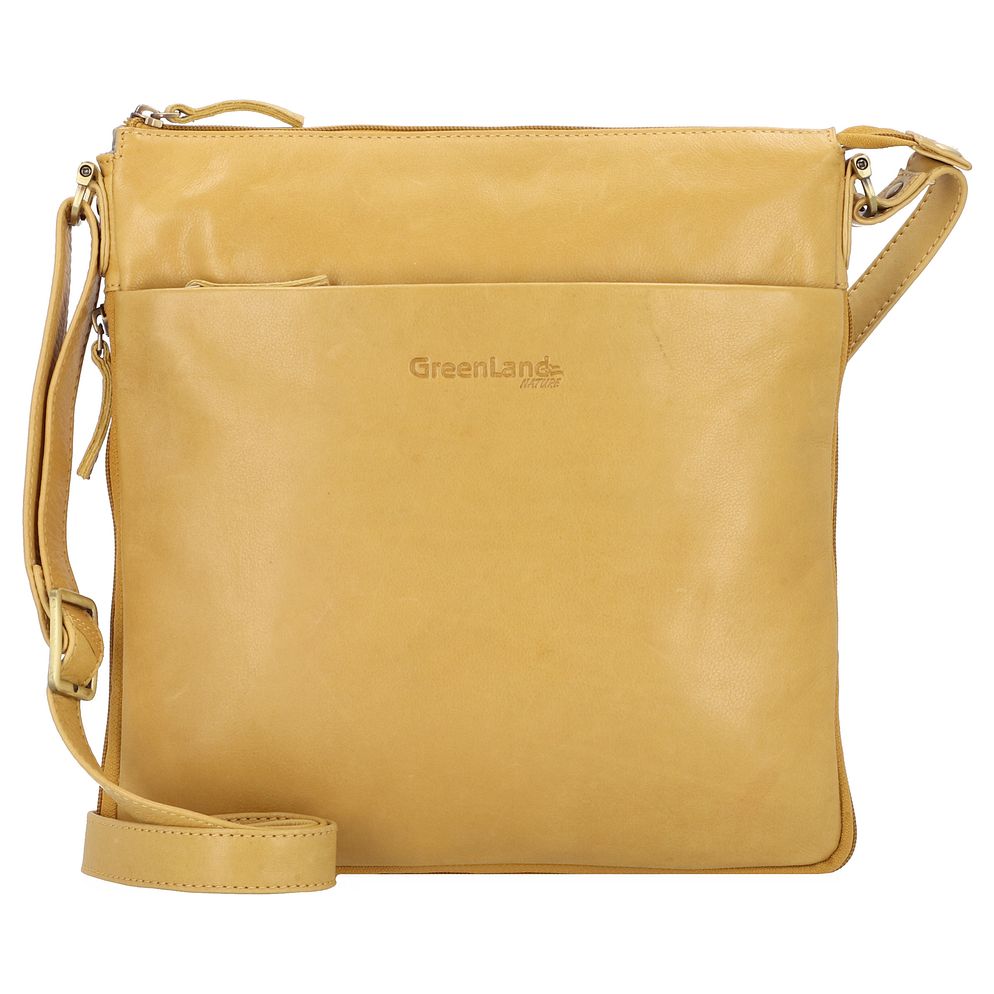 Greenland Nature Crossbody-väska Läder 28 cm