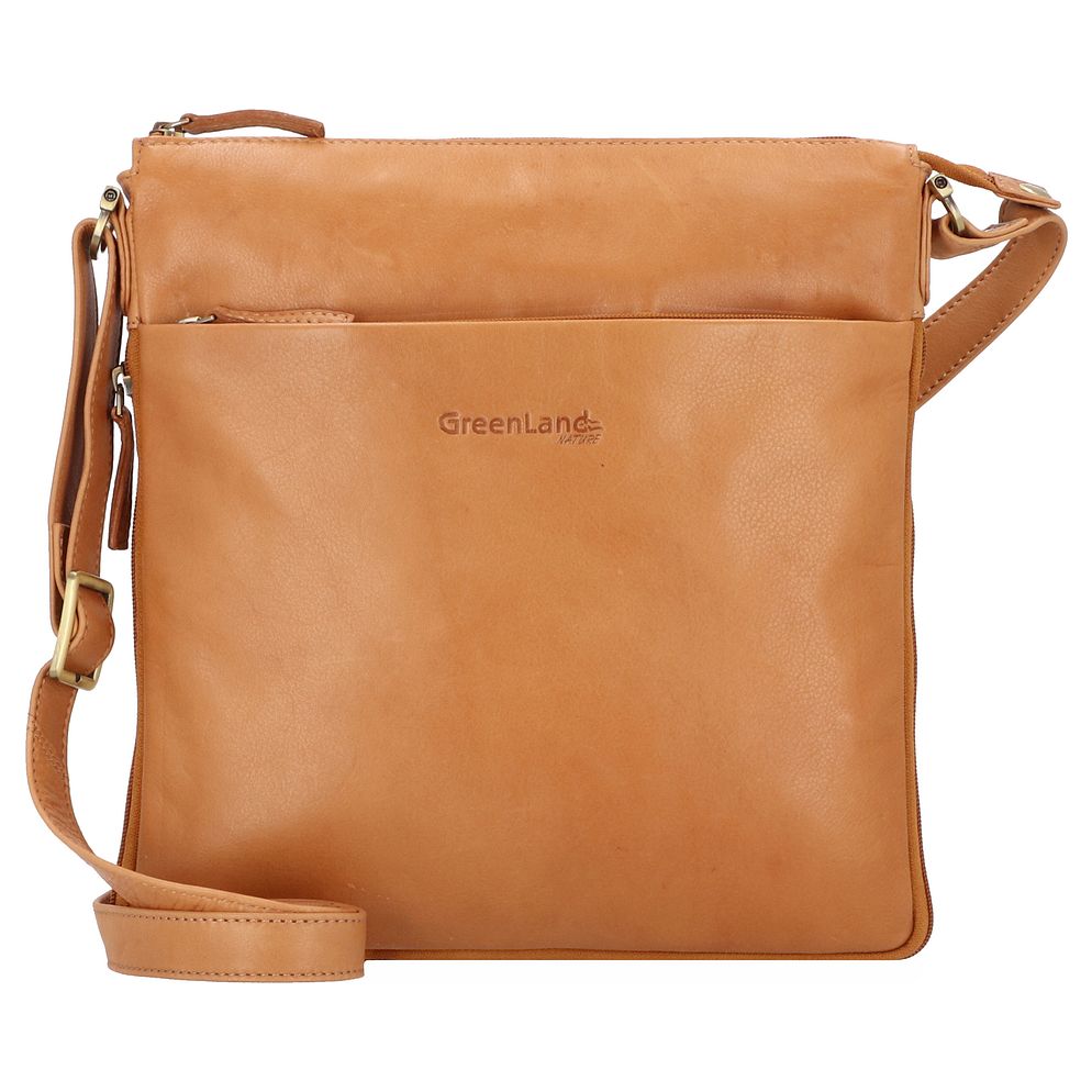 Greenland Nature Crossbody-väska Läder 28 cm