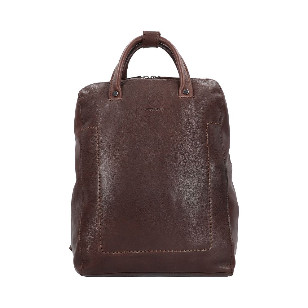 Harold's Caugio Zaino da lavoro Vera Pelle 37 cm Vano porta PC Harold's Caugio Zaino da lavoro Vera Pelle 37 cm Vano porta PC