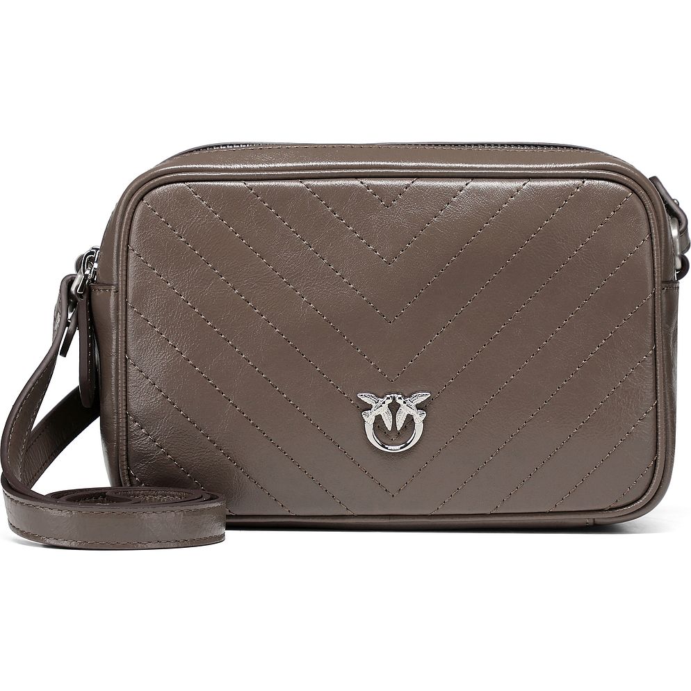 PINKO Carrie Borsa a tracolla Vera Pelle 21.5 cm PINKO Carrie Borsa a tracolla Vera Pelle 21.5 cm