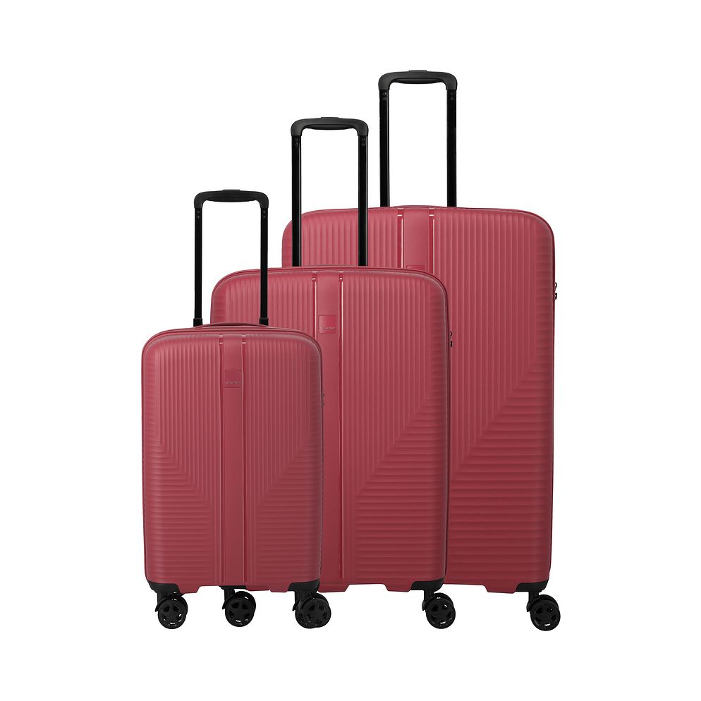 Travelite Air Stripe 4 ruote Set di valigie 3 pezzi espandibile Travelite Air Stripe 4 ruote Set di valigie 3 pezzi espandibile