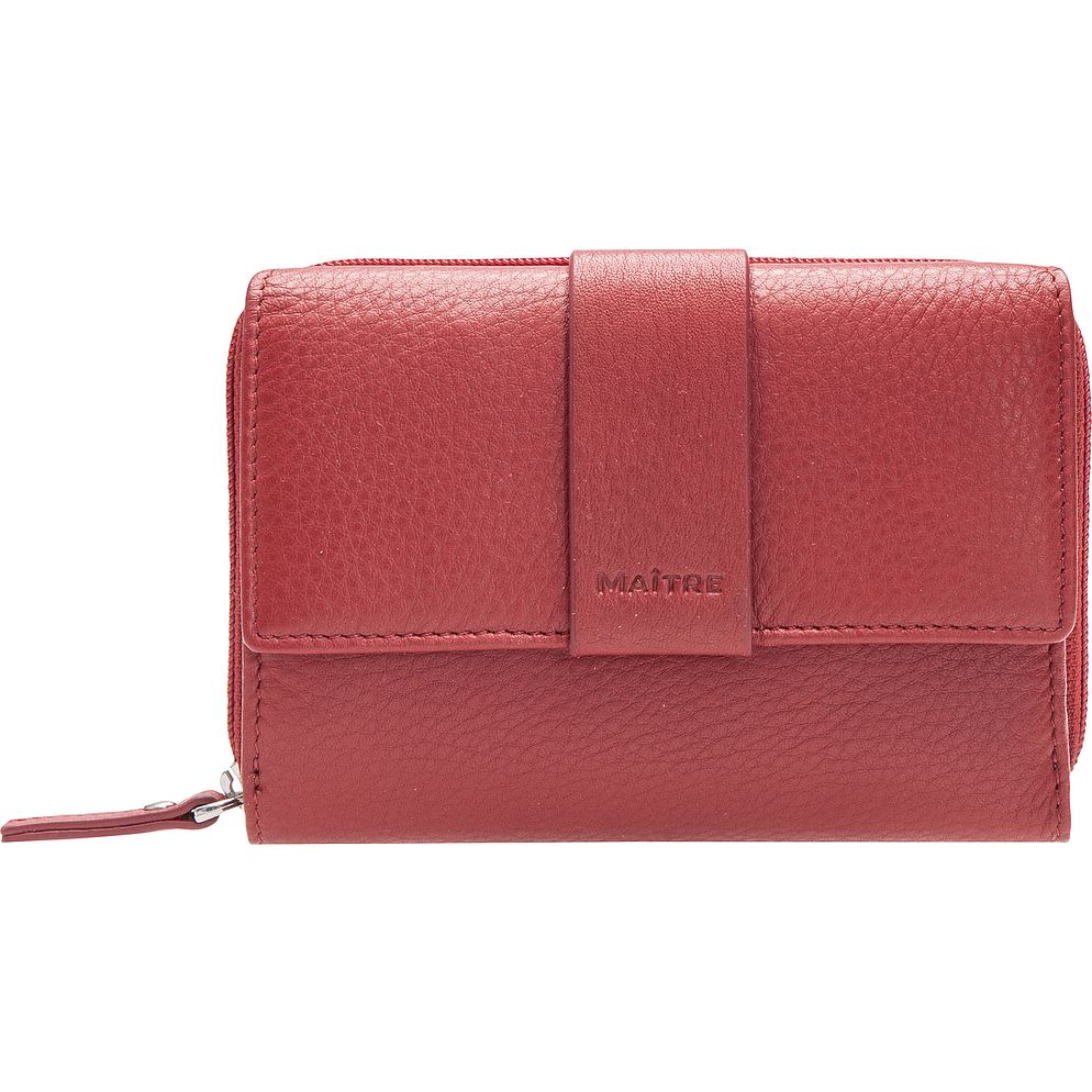 Maître Kirschroth Diethilde Portafoglio Protezione RFID Vera Pelle 14 cm Maître Kirschroth Diethilde Portafoglio Protezione RFID Vera Pelle 14 cm