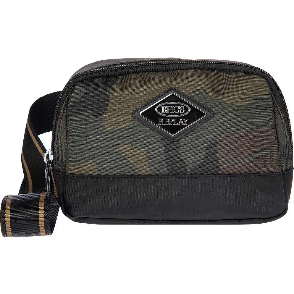 Bric's Replay Camouflage Mini Borsa Borsa a tracolla 18 cm Bric's Replay Camouflage Mini Borsa Borsa a tracolla 18 cm