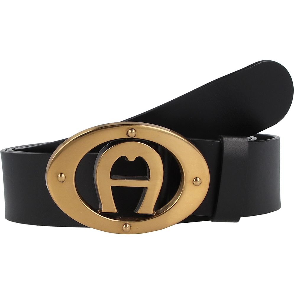 AIGNER Logo Bælte Læder AIGNER Logo Bælte Læder