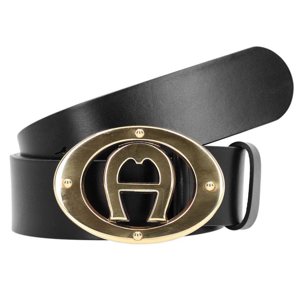 AIGNER Logo Bælte Læder AIGNER Logo Bælte Læder