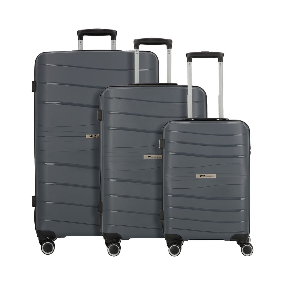 cocoono Leon 4 ruote Set di valigie 3 pezzi cocoono Leon 4 ruote Set di valigie 3 pezzi