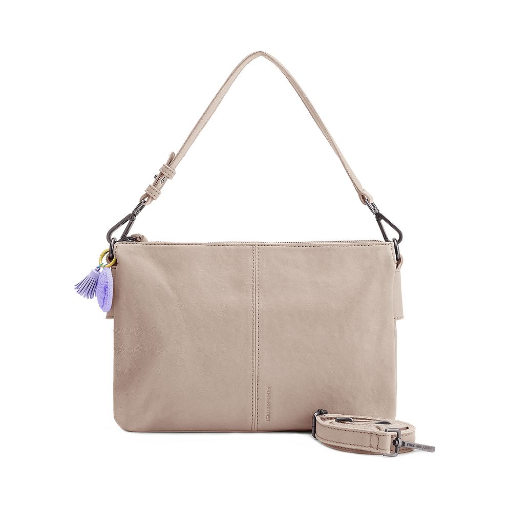 FredsBruder Take A Smile Borsa a tracolla Vera Pelle 30 cm FredsBruder Take A Smile Borsa a tracolla Vera Pelle 30 cm