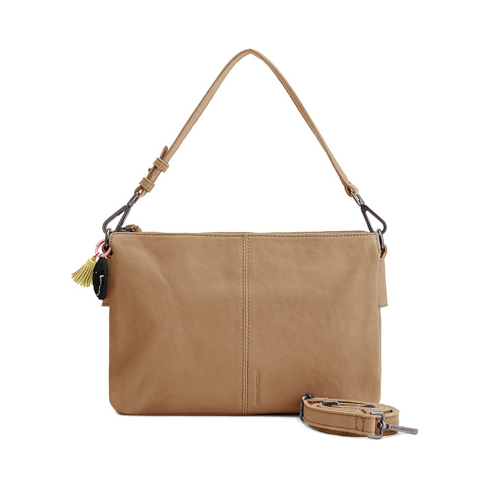 FredsBruder Take A Smile Borsa a tracolla Vera Pelle 30 cm FredsBruder Take A Smile Borsa a tracolla Vera Pelle 30 cm