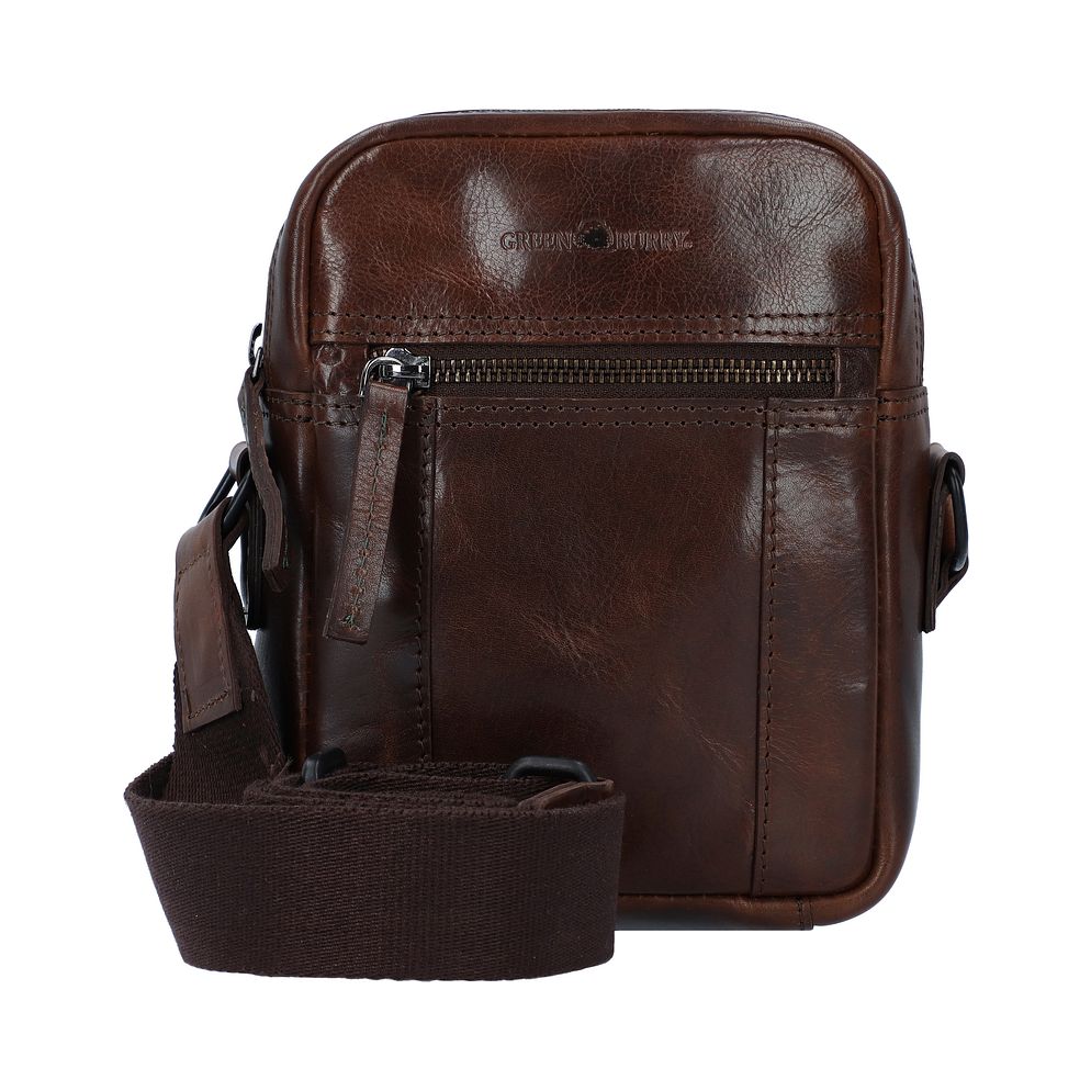 Greenburry Newport Mini bag crossbody-väska Läder 18 cm