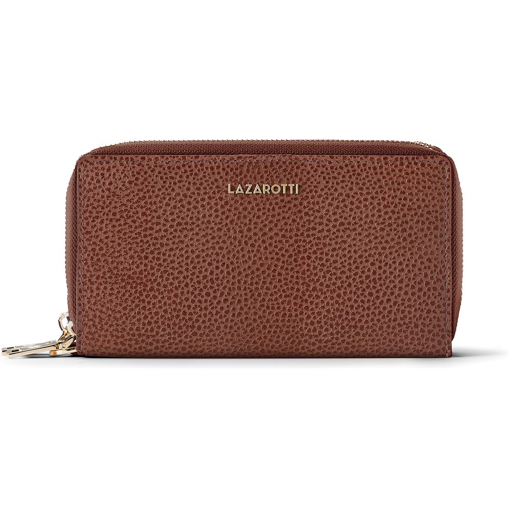 Lazarotti Portafoglio Bologna in pelle XL con doppia chiusura a zip, protezione RFID, 20 cm Lazarotti Portafoglio Bologna in pelle XL con doppia chiusura a zip, protezione RFID, 20 cm