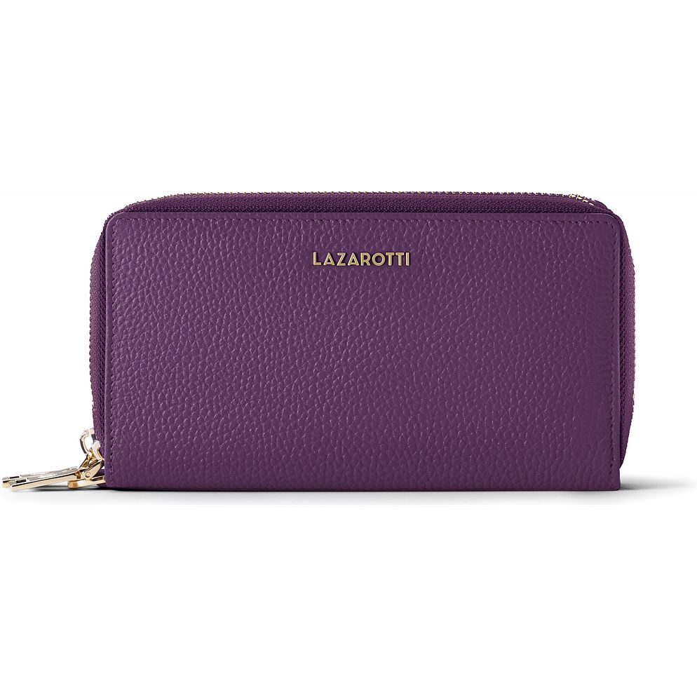 Lazarotti Portafoglio Bologna in pelle XL con doppia chiusura a zip, protezione RFID, 20 cm Lazarotti Portafoglio Bologna in pelle XL con doppia chiusura a zip, protezione RFID, 20 cm
