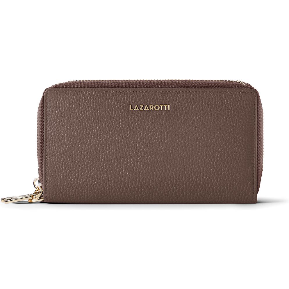 Lazarotti Portafoglio Bologna in pelle XL con doppia chiusura a zip, protezione RFID, 20 cm Lazarotti Portafoglio Bologna in pelle XL con doppia chiusura a zip, protezione RFID, 20 cm
