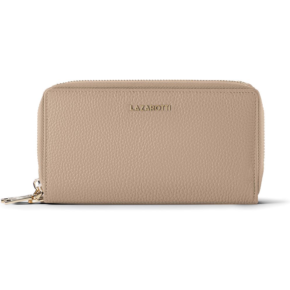 Lazarotti Portafoglio Bologna in pelle XL con doppia chiusura a zip, protezione RFID, 20 cm Lazarotti Portafoglio Bologna in pelle XL con doppia chiusura a zip, protezione RFID, 20 cm