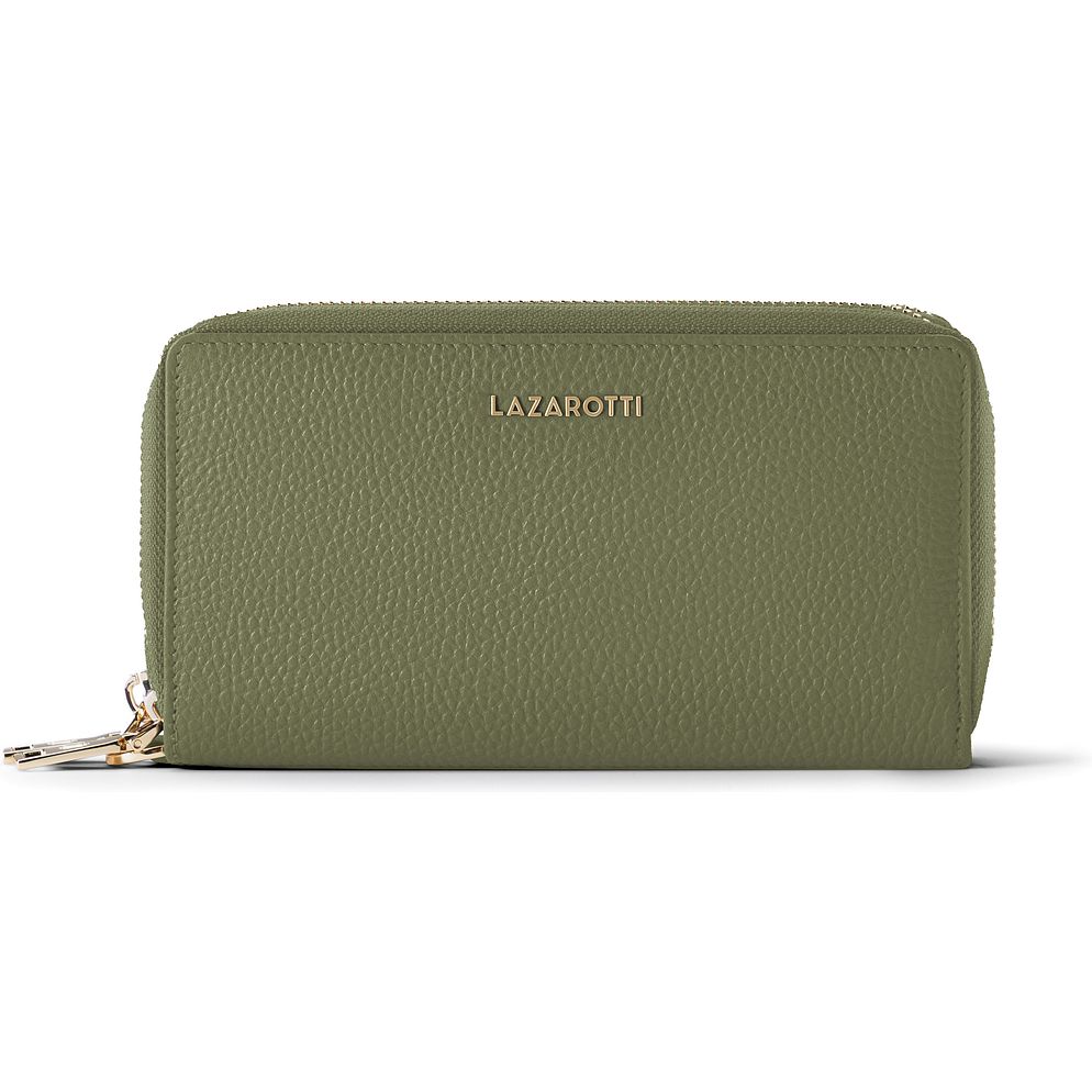 Lazarotti Portafoglio Bologna in pelle XL con doppia chiusura a zip, protezione RFID, 20 cm Lazarotti Portafoglio Bologna in pelle XL con doppia chiusura a zip, protezione RFID, 20 cm