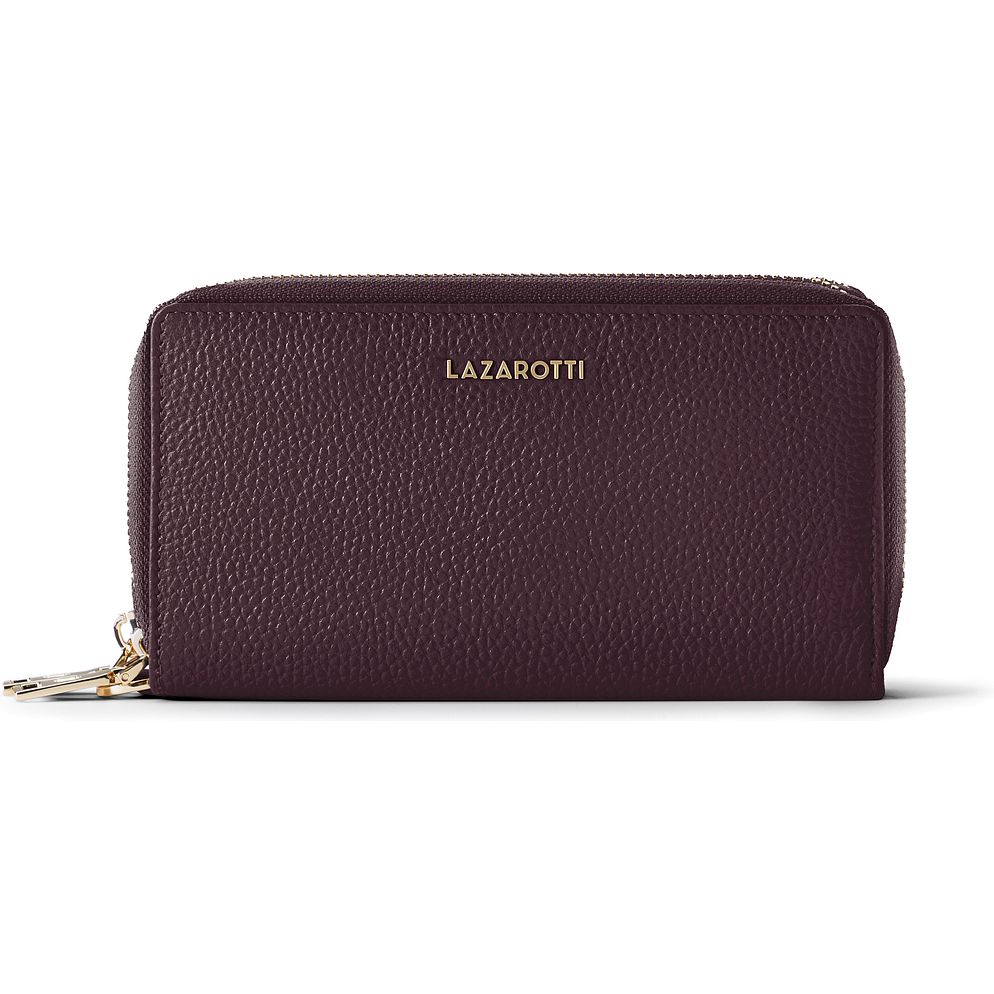 Lazarotti Portafoglio Bologna in pelle XL con doppia chiusura a zip, protezione RFID, 20 cm Lazarotti Portafoglio Bologna in pelle XL con doppia chiusura a zip, protezione RFID, 20 cm