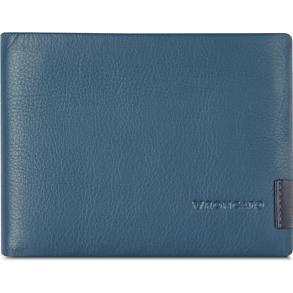 Roncato Monaco Portafoglio Protezione RFID Vera Pelle 12 cm