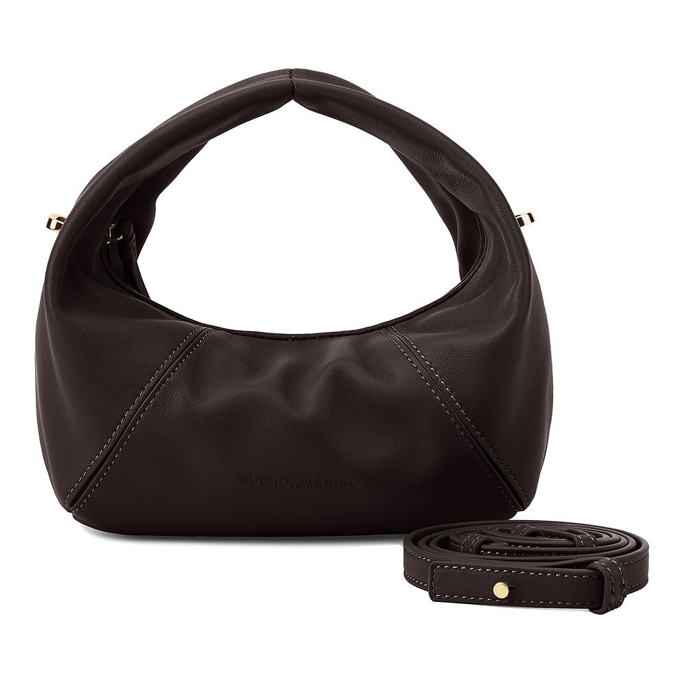 LES VISIONNAIRES Greta Borsa a spalla Vera Pelle 20 cm LES VISIONNAIRES Greta Borsa a spalla Vera Pelle 20 cm