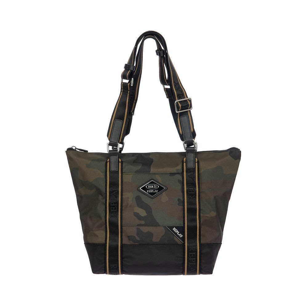 Bric's Replay Camouflage Borsa tote 26 cm Bric's Replay Camouflage Borsa tote 26 cm