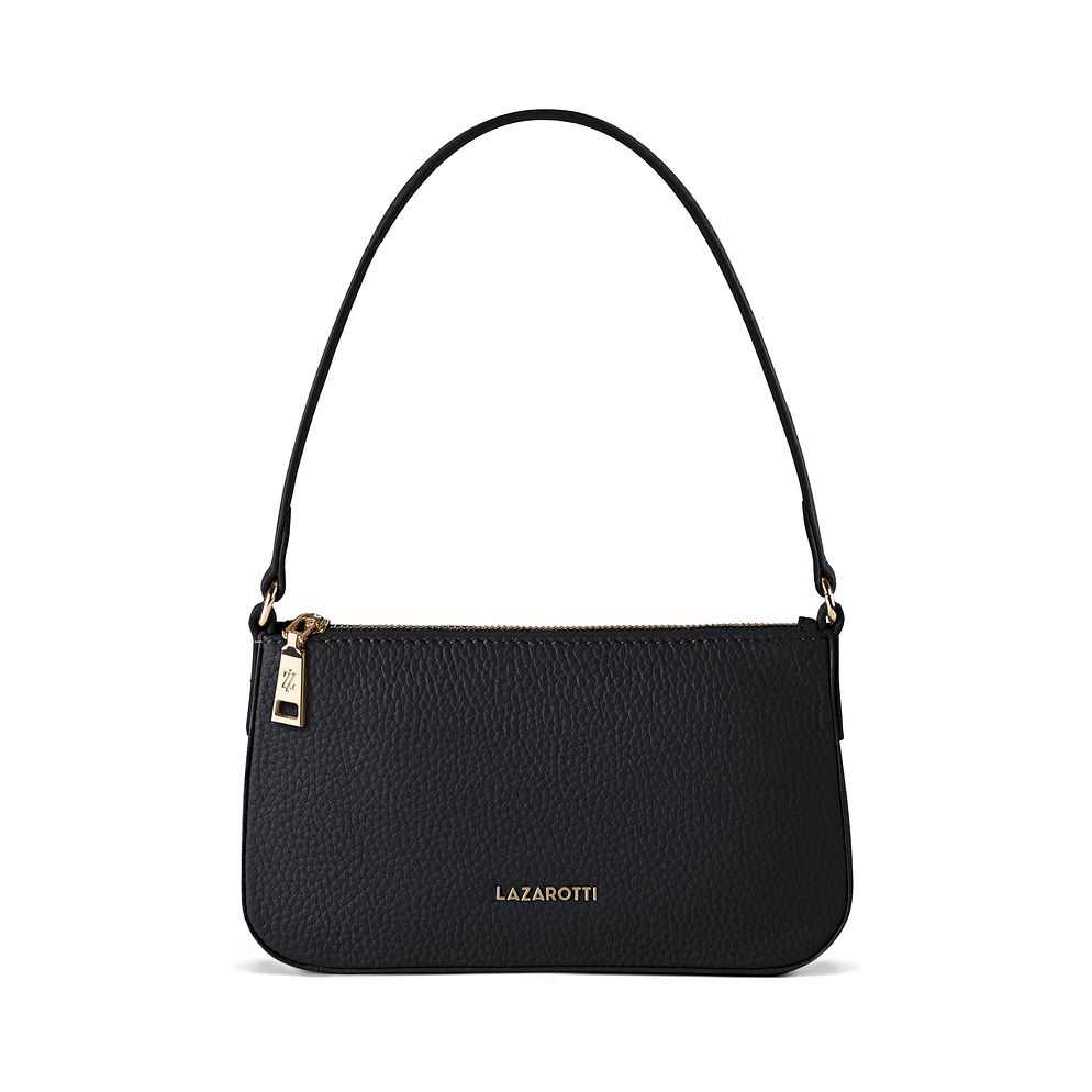 Lazarotti Bolso de hombro tipo pochette de piel de Bolonia, 22 cm Lazarotti Bolso de hombro tipo pochette de piel de Bolonia, 22 cm