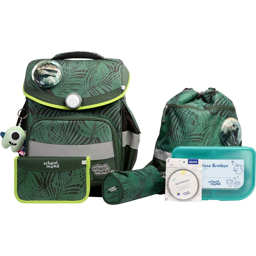 School-Mood Timeless Pro Juego de mochilas escolares 7 piezas School-Mood Timeless Pro Juego de mochilas escolares 7 piezas
