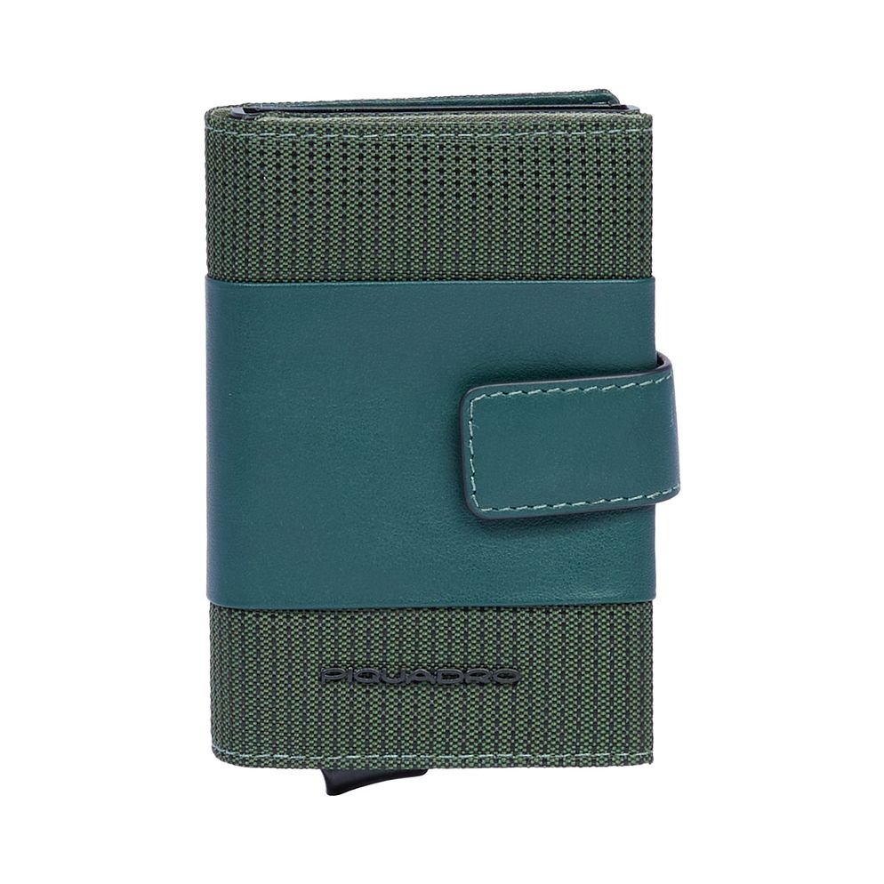Piquadro PQ-Earth Custodia per carta di credito Protezione RFID Vera Pelle 6.5 cm Piquadro PQ-Earth Custodia per carta di credito Protezione RFID Vera Pelle 6.5 cm