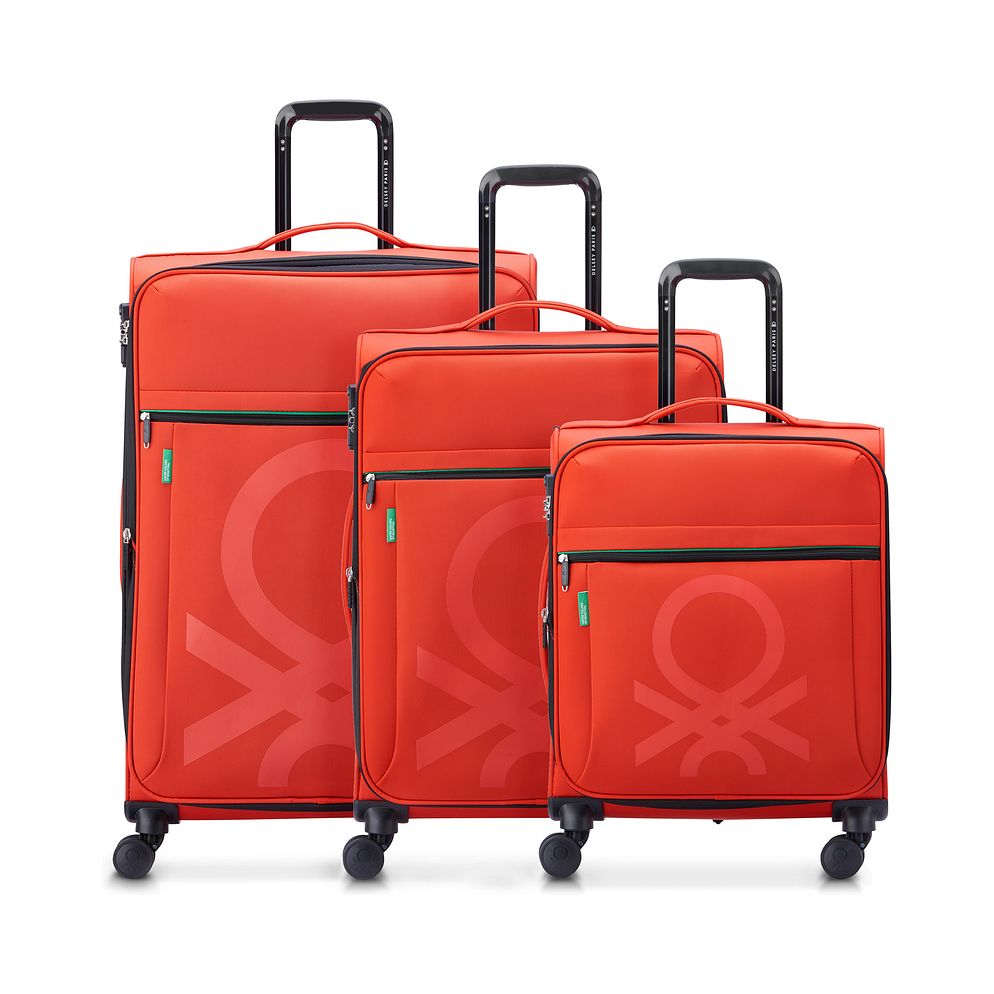 Delsey Paris Delsey Paris x United Colors of Benetton 4-hjulig Resväskeset 3-delad med expansionsveck Delsey Paris Delsey Paris x United Colors of Benetton 4-hjulig Resväskeset 3-delad med expansionsveck