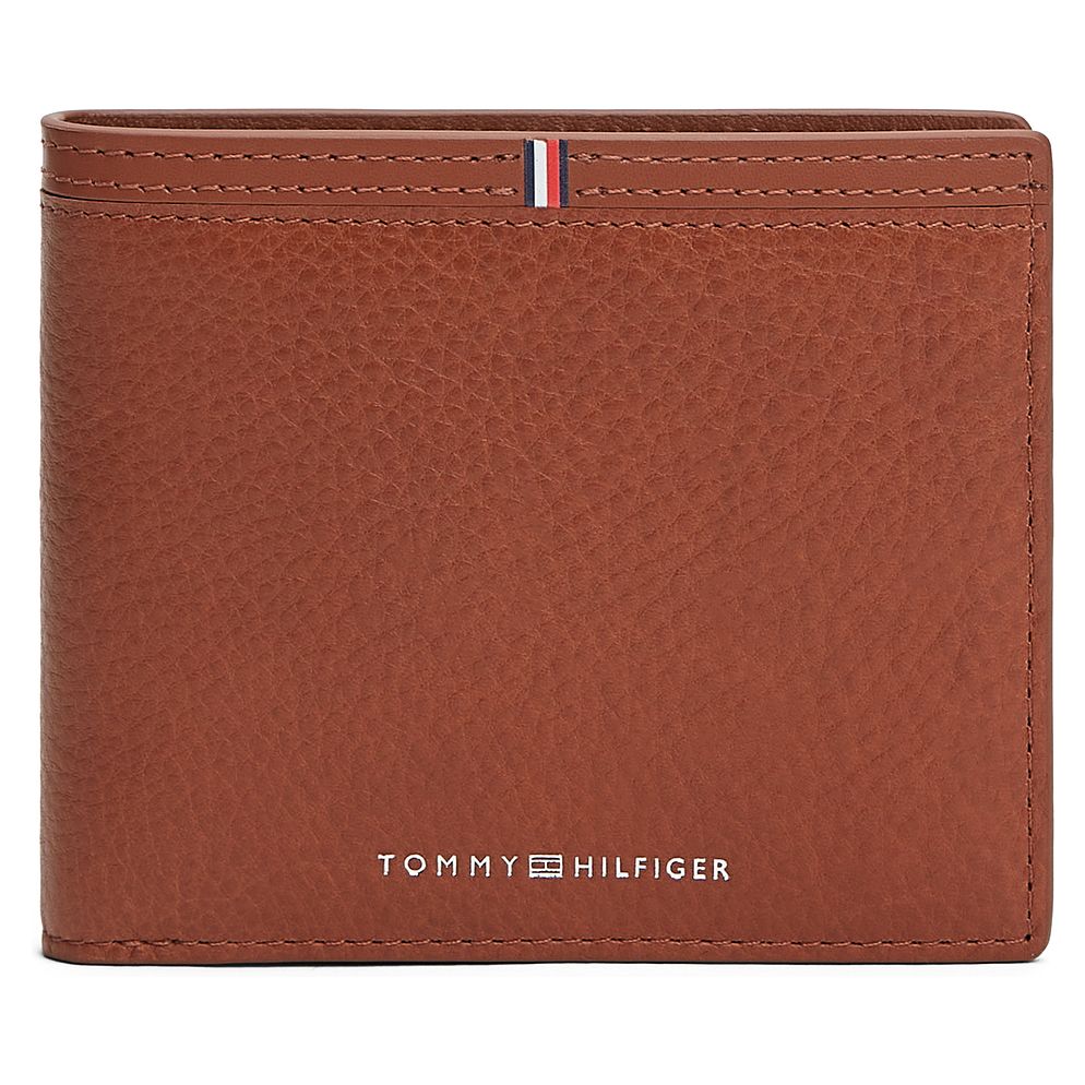 Tommy Hilfiger TH Corp Portafoglio Vera Pelle 9 cm