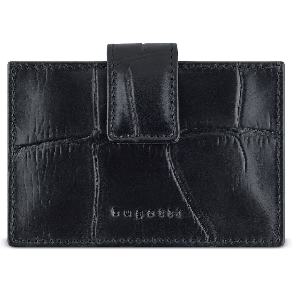bugatti Nevio Custodia per carta di credito Protezione RFID Vera Pelle 11 cm bugatti Nevio Custodia per carta di credito Protezione RFID Vera Pelle 11 cm