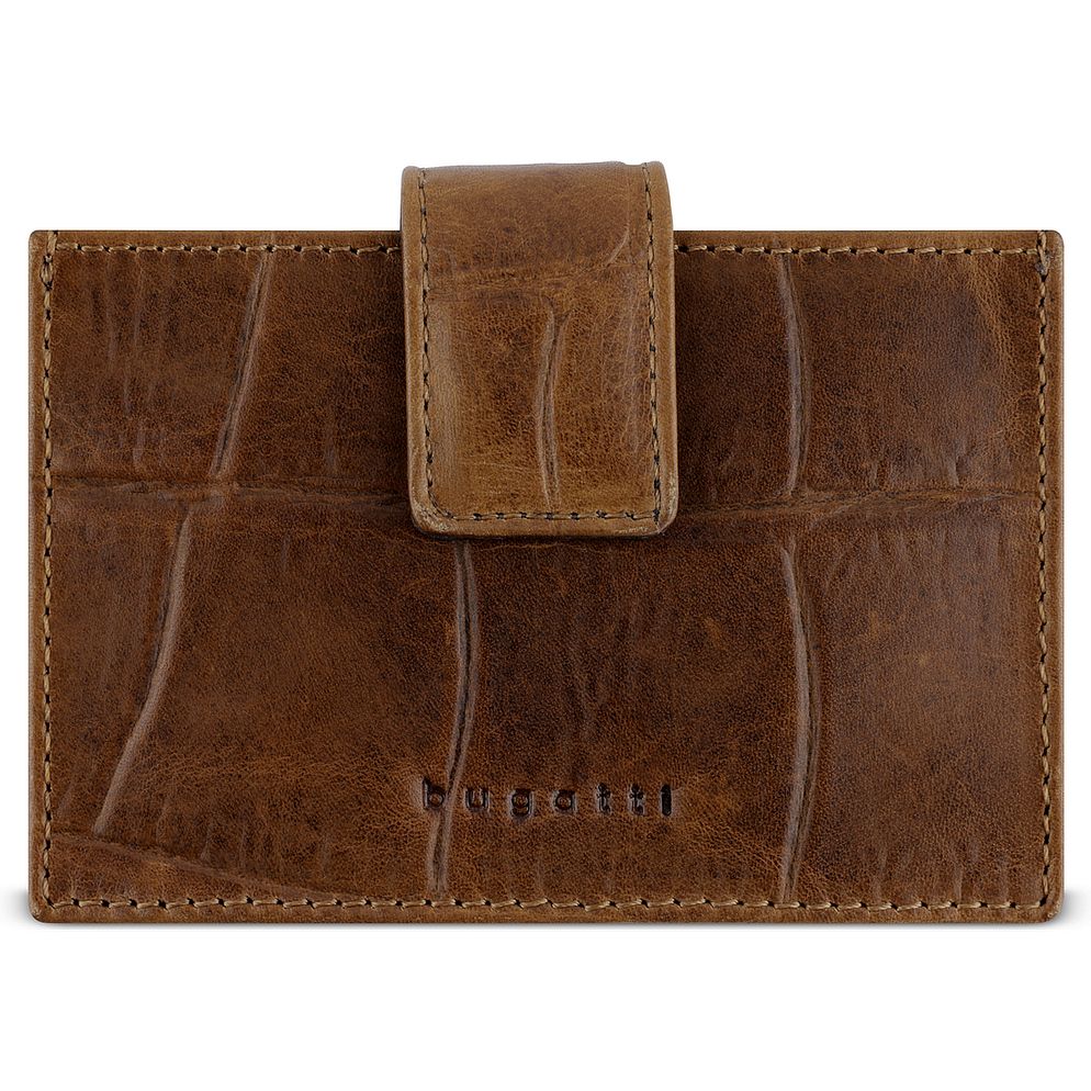 bugatti Nevio Custodia per carta di credito Protezione RFID Vera Pelle 11 cm bugatti Nevio Custodia per carta di credito Protezione RFID Vera Pelle 11 cm