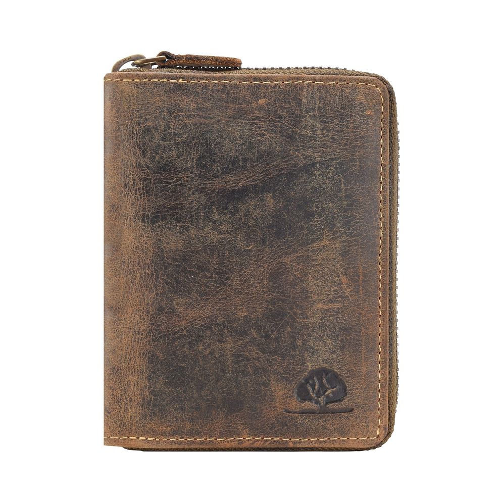 Greenburry Vintage Cartera Piel natural 3 cm