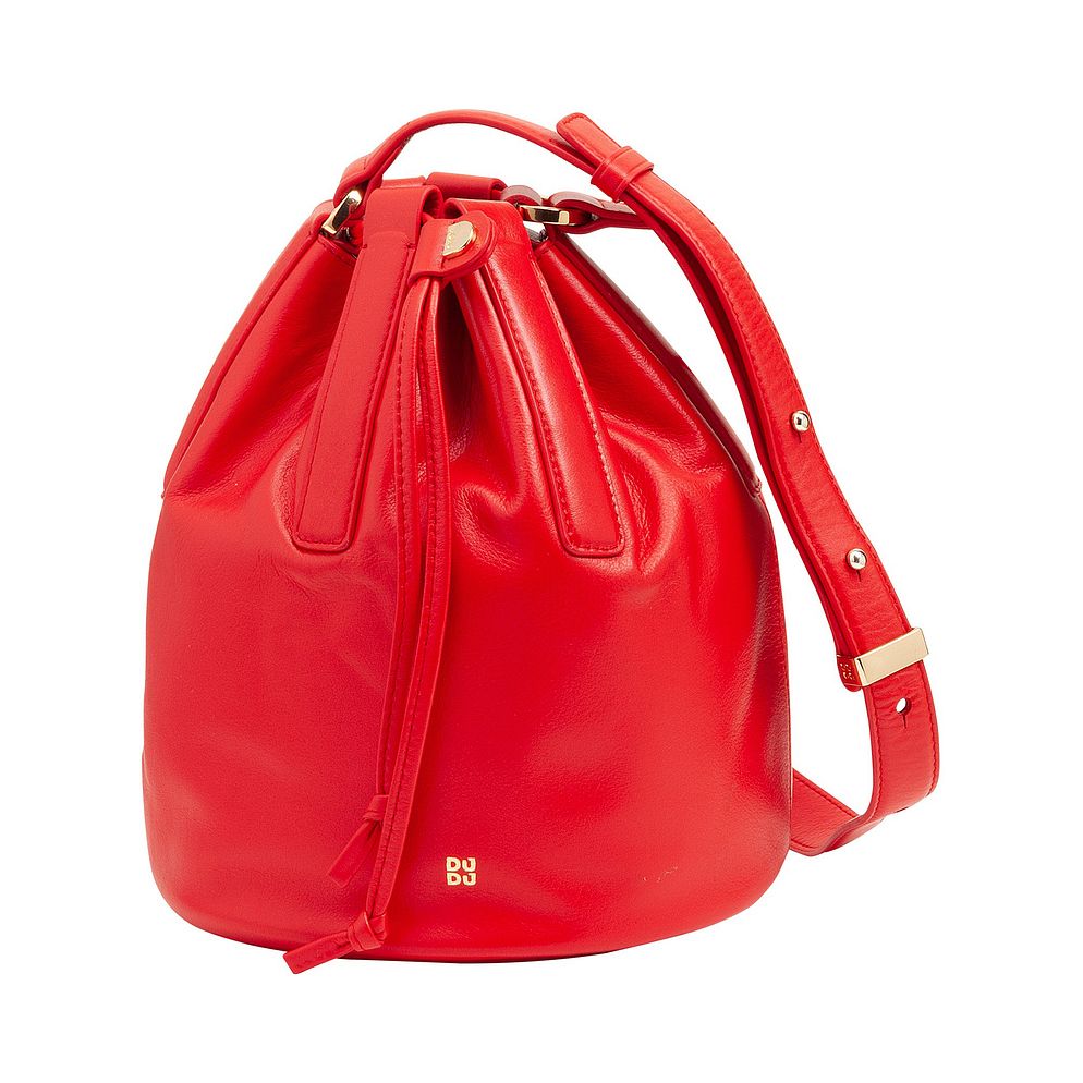 DuDu Filicudi Borsa secchiello Vera Pelle 19 cm