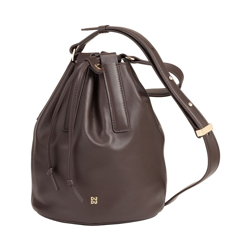 DuDu Filicudi Borsa secchiello Vera Pelle 19 cm
