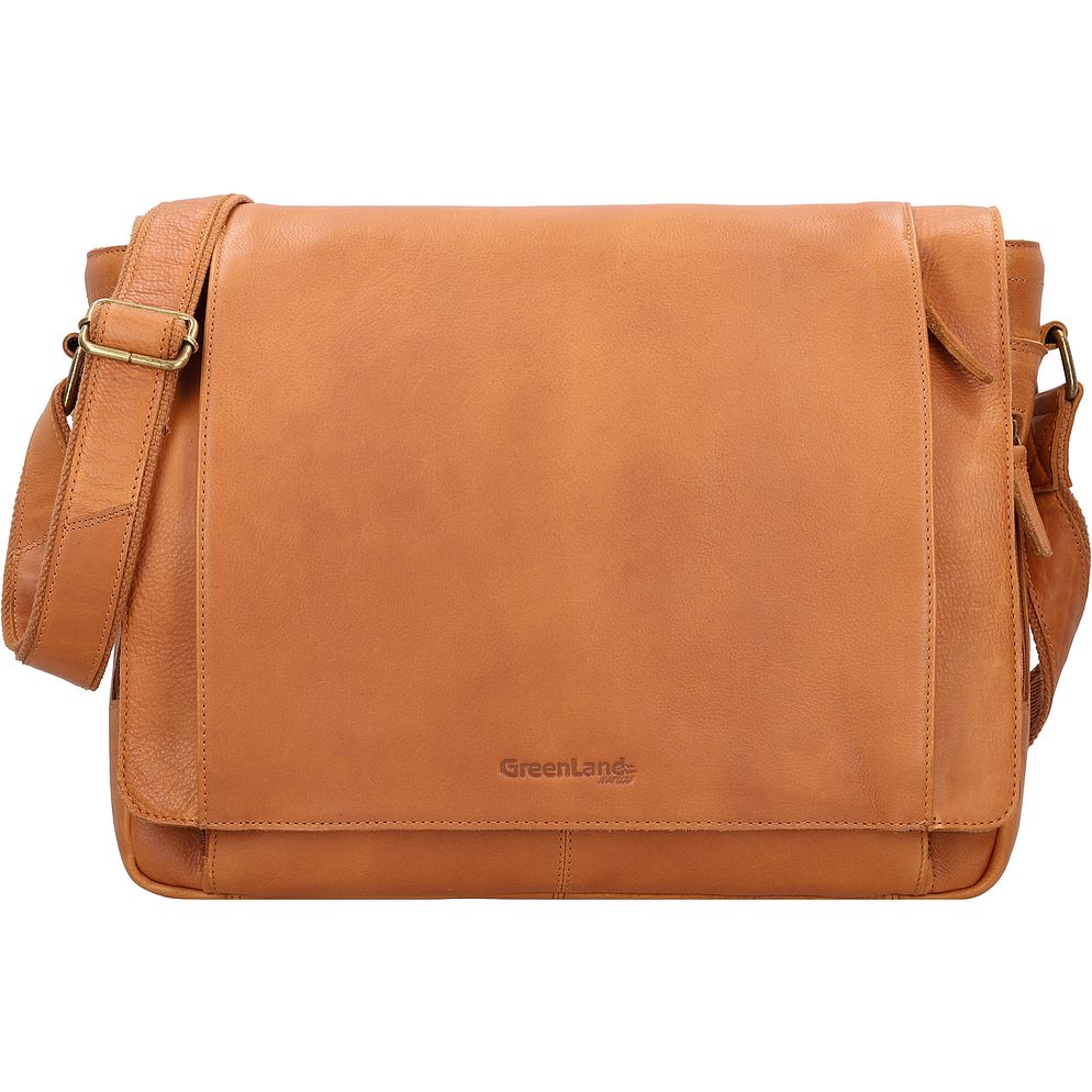 Greenland Nature Messengertaske Læder 39 cm Greenland Nature Messengertaske Læder 39 cm