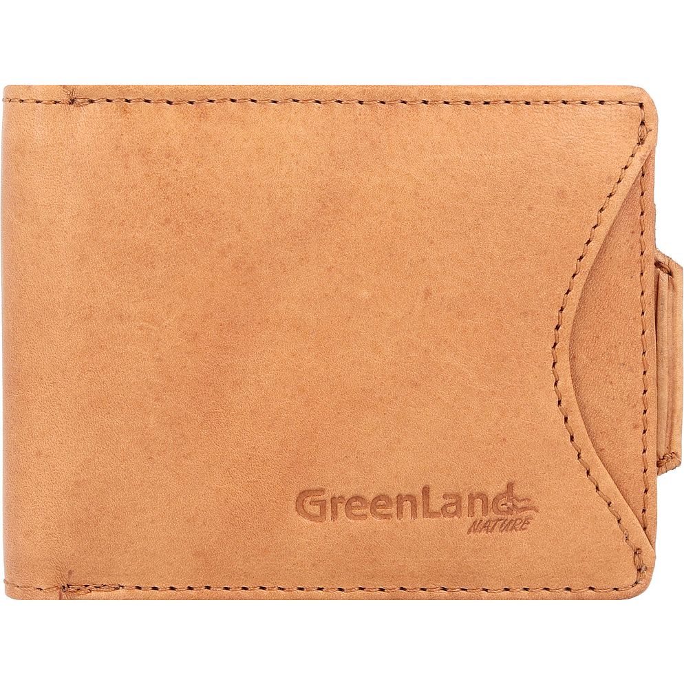 Greenland Nature Cartera Bloqueo RFID Piel natural 10 cm