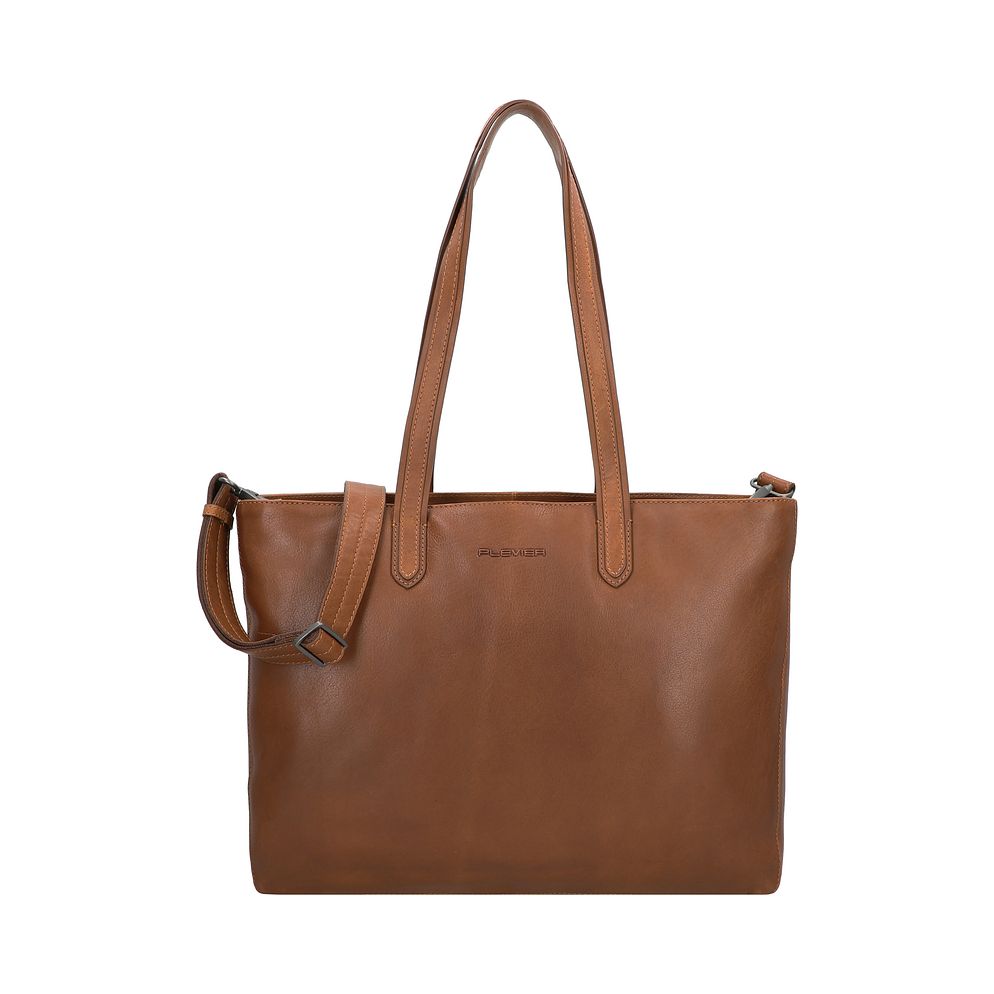 Plevier Power Borsa tote Vera Pelle 31 cm Vano porta PC
