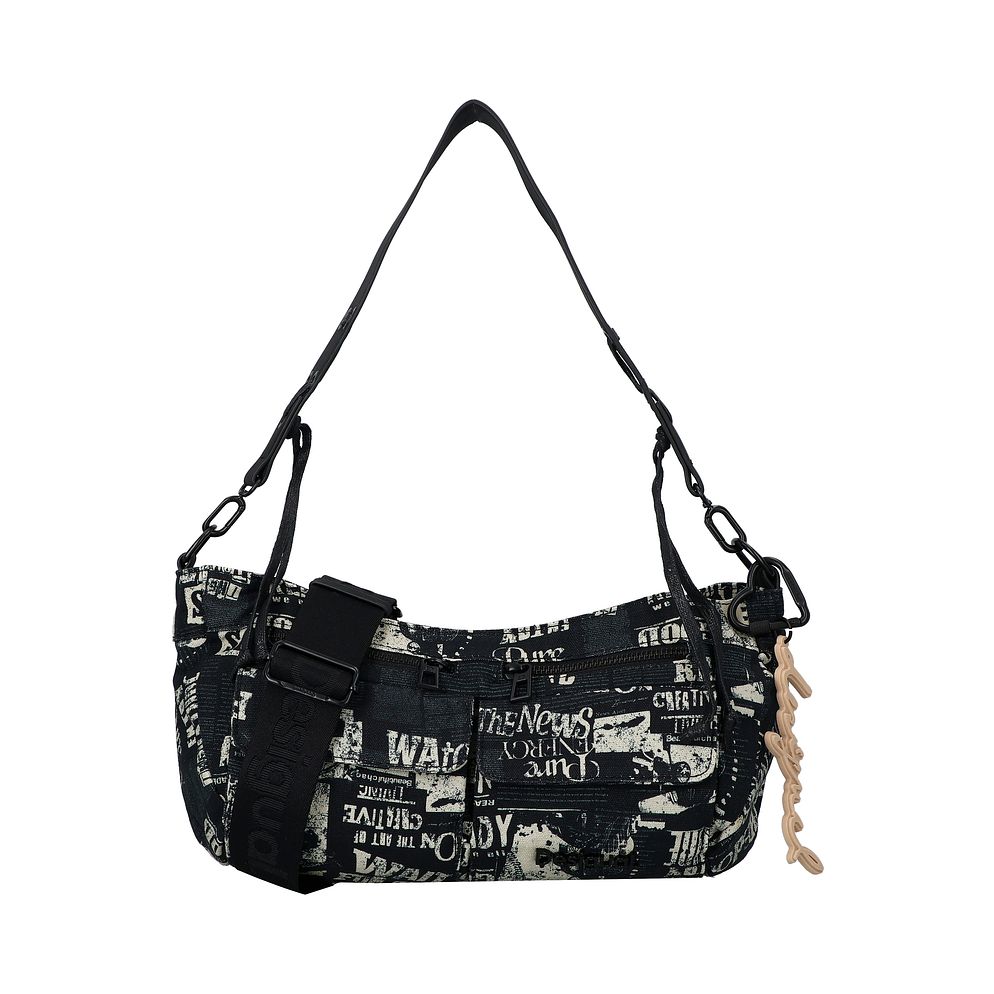 Desigual Newspaper Donosti Borsa a spalla 25 cm
