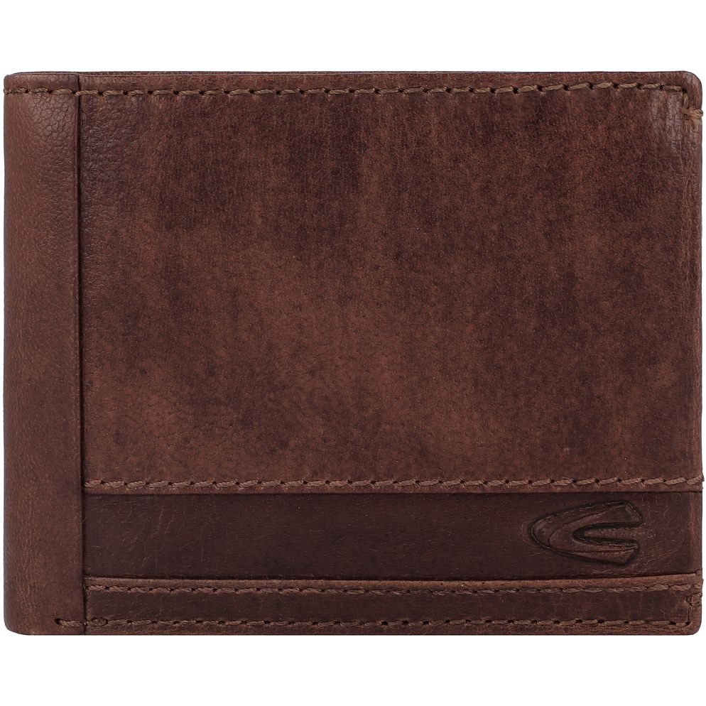 camel active Field Portafoglio Protezione RFID Vera Pelle 12 cm